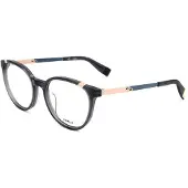 Furla Brille VFU493V 50/18/140 Grau/Grün glänzend Acetat FRAU VFU493V