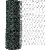 Siena Sechseckgeflecht PVC grün 25/1000 25 m