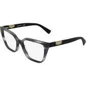 Longchamp LO2785 55/16/140 Brillen Grau Gestreift Acetat FRAU LO2785