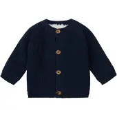 Noppies Strickjacke Nevers in Black Iris | Gr.: 56