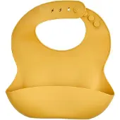 Thermobaby Silikonlätzchen Mit Auffangbehälter Honiggelb