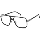Carrera 1143 59/16/145 Brille Matte Schwarz Ruthenium Metallrahmen HERREN 1143