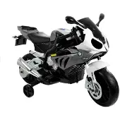 Wisam Elektromotorrad für Kinder BMW S1000RR Silbern Reifen | Gr.: onesize