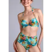 Marlies Dekkers Hula Haka Aqua Sky Briefs Größe: XXL | Bikinis Outlet | Damen | Cyan