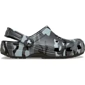 Crocs Clog Toddler Classic Camouflage Black/Slate Grey-Schuhgröße 27 - 28