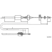 METZGER 10.2971 Kupplungsseil Seilzug für RENAULT Scénic I (JA0/1, FA0) 972/630mm