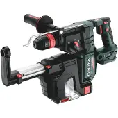Metabo Akku-Kombihammer KH 18 LTX 28 BL Q Set ISA mit integrierter Staubabsaugung und -Quick-W