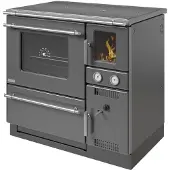 Wamsler wasserf. Küchenofen | K 148 F | 23 kW | Anthrazit | links