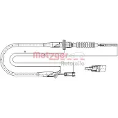 METZGER 11.2535 Kupplungsseil Seilzug für OPEL AGILA (A) (H00)