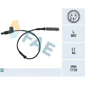 FAE ABS Sensor Raddrehzahl Vorne für BMW 3 Limousine (E36) 78023
