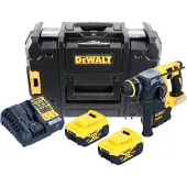 DeWalt DCH273P2T, Schwarz, Gelb, 2,4 cm, 1100 RPM, 2,1 J, 4600 BPM, 1,3 cm