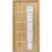 Splendoor Haustür »SPLIT Prime«, Aluminium, in nussbaum - braun