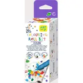 Haku Mini-Mal-Set „Meeresleben“ mit Buntstiften und Aufklebern