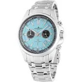 Jacques Lemans Chronographen Liverpool Steel Light Blue