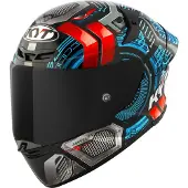 Kyt TT-Revo Synchrotron Helm, blau/rot, M (57/58)