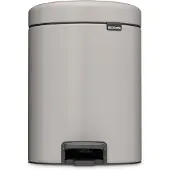 Brabantia Mülleimer NewIcon - 5 Liter - Soft Grey