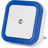 Entac Nachtlicht 0.5W quadratisch CW Blue Dämmerungssensor