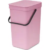 Brabantia Sort & Go, 12 l, Rechteckig, Recycelbarer Kunststoff, Pink, Manuell, Belgien