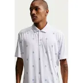 Nike Golf Polo Par 5 Print, weiss/blau