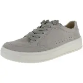 Legero Damen Halbschuhe aus Leder mit Schnürung hellgrau Größe 38,5 Absatzhöhe ca. 2,5 cm