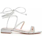 Montevita Flache Sandale Sandum Silber