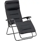 Lafuma Relaxsessel RSX Clip Air Comfort anthrazit mit Liegefläche aus robustem Textilgewebe, pulverbeschichtetem Stahlge