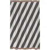 Mette Ditmer Duschvorhang Diagonal Chocolate (150 x 200 cm)