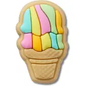 Crocs Jibbitz Pin Regenbogen Eiscreme Schuh-Anhänger