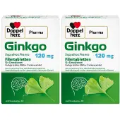 Doppelherz Ginkgo Doppelherzpharma 120 mg Filmtabletten x2 2x120 St