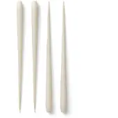 STOFF Nagel - Large taper candles by Ester & Erik, 4 pcs - Off-white