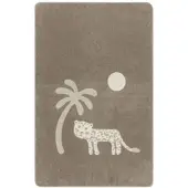 David Fussenegger Kinderdecke Mila 'Leo' 100 x 150 cm Rauch