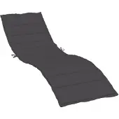vidaXL Stabli Möbel Sonnenliegen-Auflage Melange Anthrazit 200x60x4 cm Stoff CC1274318
