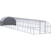 Syfax Outdoor-Hühnerstall 3x16x2 m Verzinkter Stahl