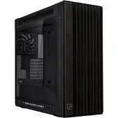 Asus ProArt PA602 Wood Edition, Midi Tower, PC, Schwarz, ATX, DTX, EATX, micro ATX, Mini-DTX, Mini-ITX, Holz, Gaming