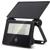 Avide LED-Flutlicht Akku und Solarfunktion 700lm PIR-Sensor