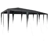 vidaXL Möbel Party- Zelt Anthrazit 8x4 m PE - Pavillons & Partyzelte Neu50605