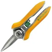 GRUNTEK Gartenschere COLIBRI, Blumenschere, Bypass, Kunststoffgriff mit Softgrip, Schneidleistung bis 8 mm Ø
