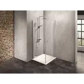 Dusbad Duschkabine/ Duschabtrennung Vital 2 Pendeltür/ Eckdusche