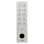 Tedee Keypad Pro Zahlentastatur inklusive Fingerprint Zutrittskontrolle, 125x33x23,5mm, weiß