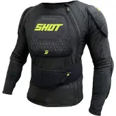 Shot Race Gear Shot Airlight Protektorenjacke, schwarz/neon-gelb, L