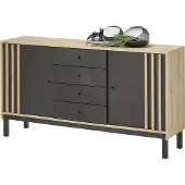 Bega Consult Volano Sideboard Beschichtete Spanplatte Schwarz/Braun