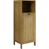 Vicco Badschrank Liora Bambus 36 x 98 cm, Model 51649