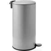 Hjh OFFICE Mülleimer 30 Liter CLEAN STEP 2 Abfalleimer Mülltrenner rund für Küche, Büro mit Step-On 60.5 x 33.5 x 29.0 cm