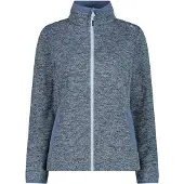 CMP Strickfleecejacke , Damen, Gr. 48, space, Obermaterial: 100% Polyester. Futter: 85% Polyester, 15% Elasthan, Jacken Strickfleecejacke, Strickfleece-Ausführung, atmungsaktiv, schnell tocknend