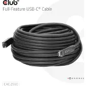 Club 3D USB-C AOC Kabel 8K60Hz 10Gbps 60W 15m