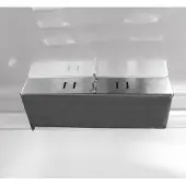 Tepro Grillzubehör Aromabox-Set, 2 Edelstahl-Aromaboxen mit Deckel