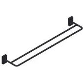 Giese Gifix 21 Badtuchhalter 21081-14 doppelt, Länge 590 mm, schwarz matt