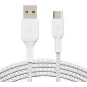 Belkin BoostCharge, 2 m, USB A, USB C, Weiß