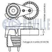 RUVILLE Radlagersatz Hinten für VOLVO 480 E (482) 6510