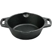 Valhal Outdoor Bratpfanne Mit Handgriffen Schwarz 15 cm